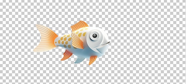 PSD cute 3d little fish