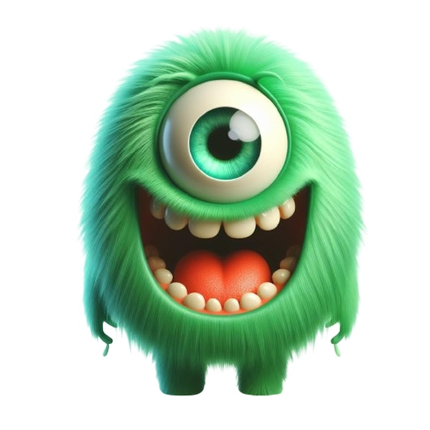 Cute 3d monster