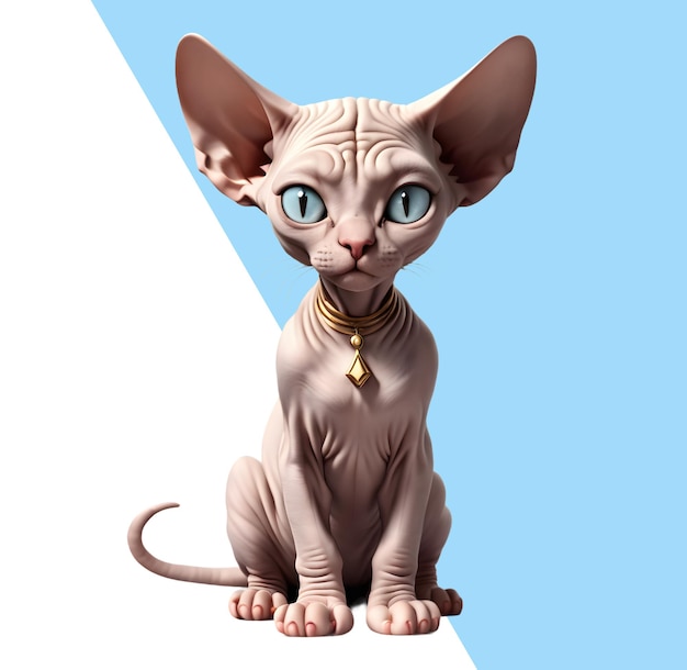 PSD cute 3d siamese cat