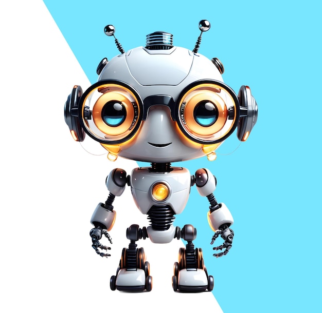 Cute 3d surveillance robot