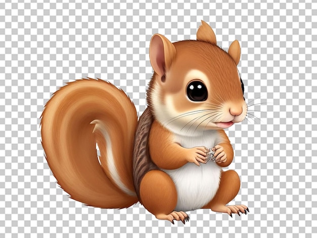 A cute adorable baby squirrel