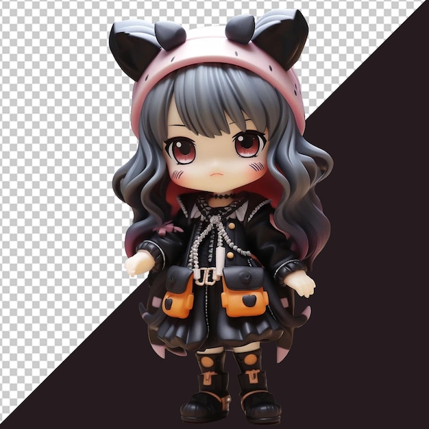 PSD かわいいアニメーションキャラクターpng