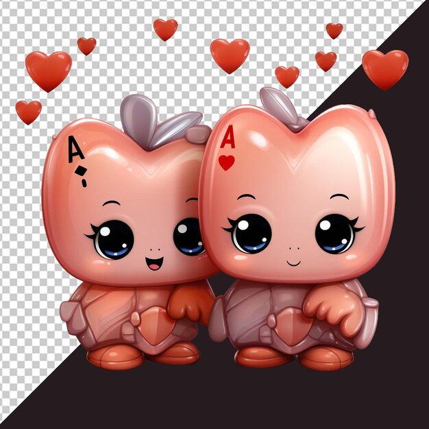 PSD cute animated characters png