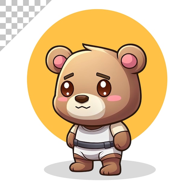 Cute baby bear