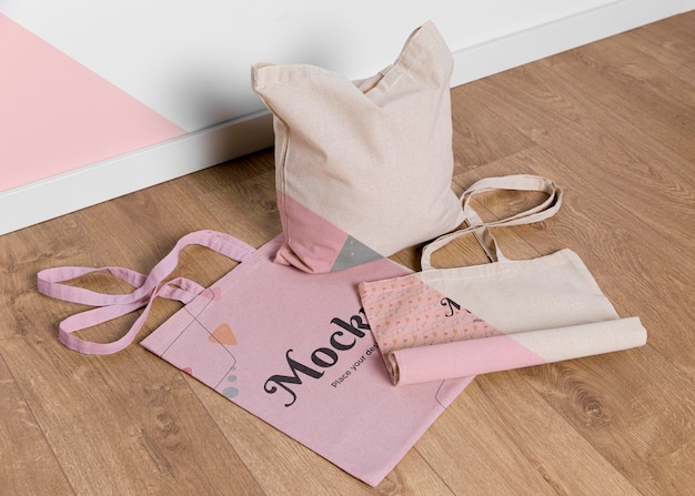 Cute bag concrpt mock-up