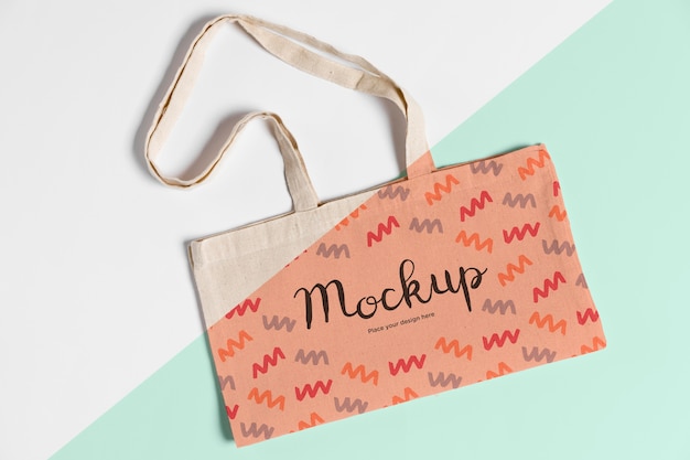 PSD cute bag concrpt mock-up