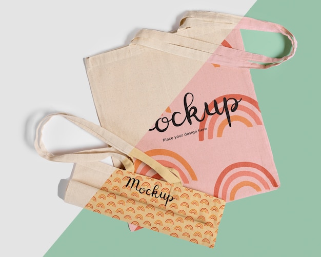 Cute bag concrpt mock-up