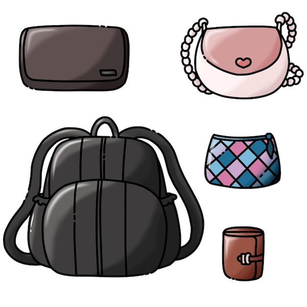 PSD cute bags