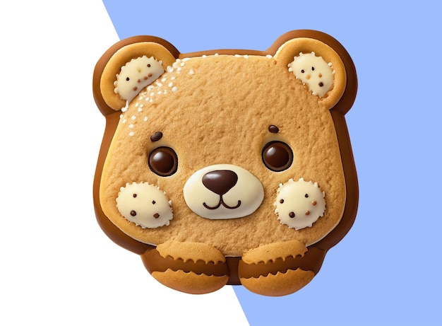 PSD 熊の形をしたクッキー