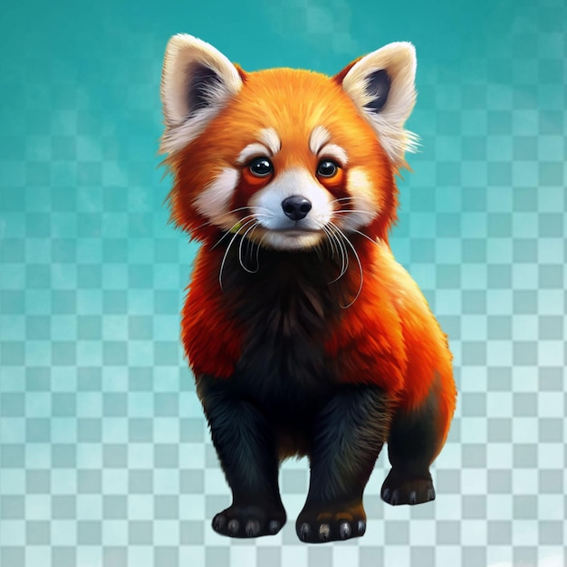 PSD cute cartoon fox character