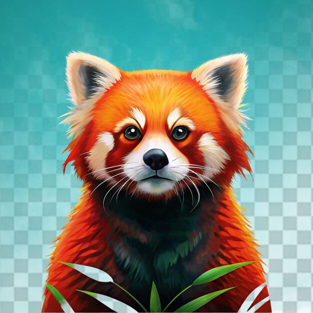 PSD cute cartoon fox character