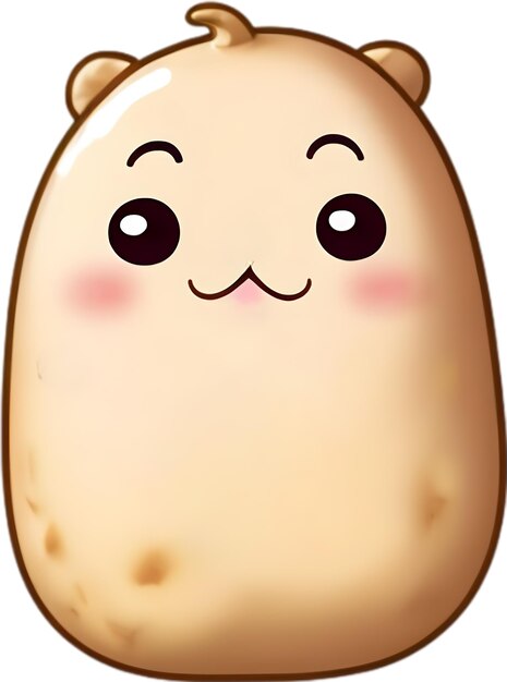 PSD cute cartoon potato icon