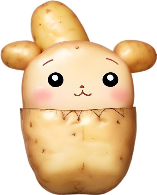 PSD cute cartoon potato icon