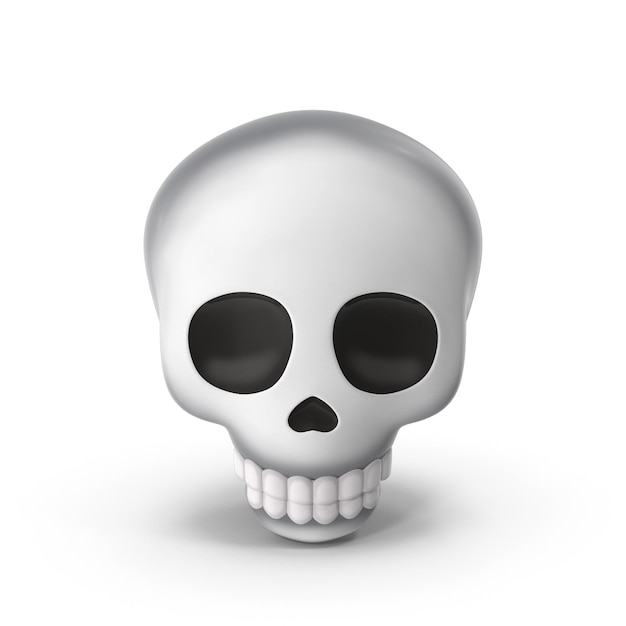 cute cartoon skull