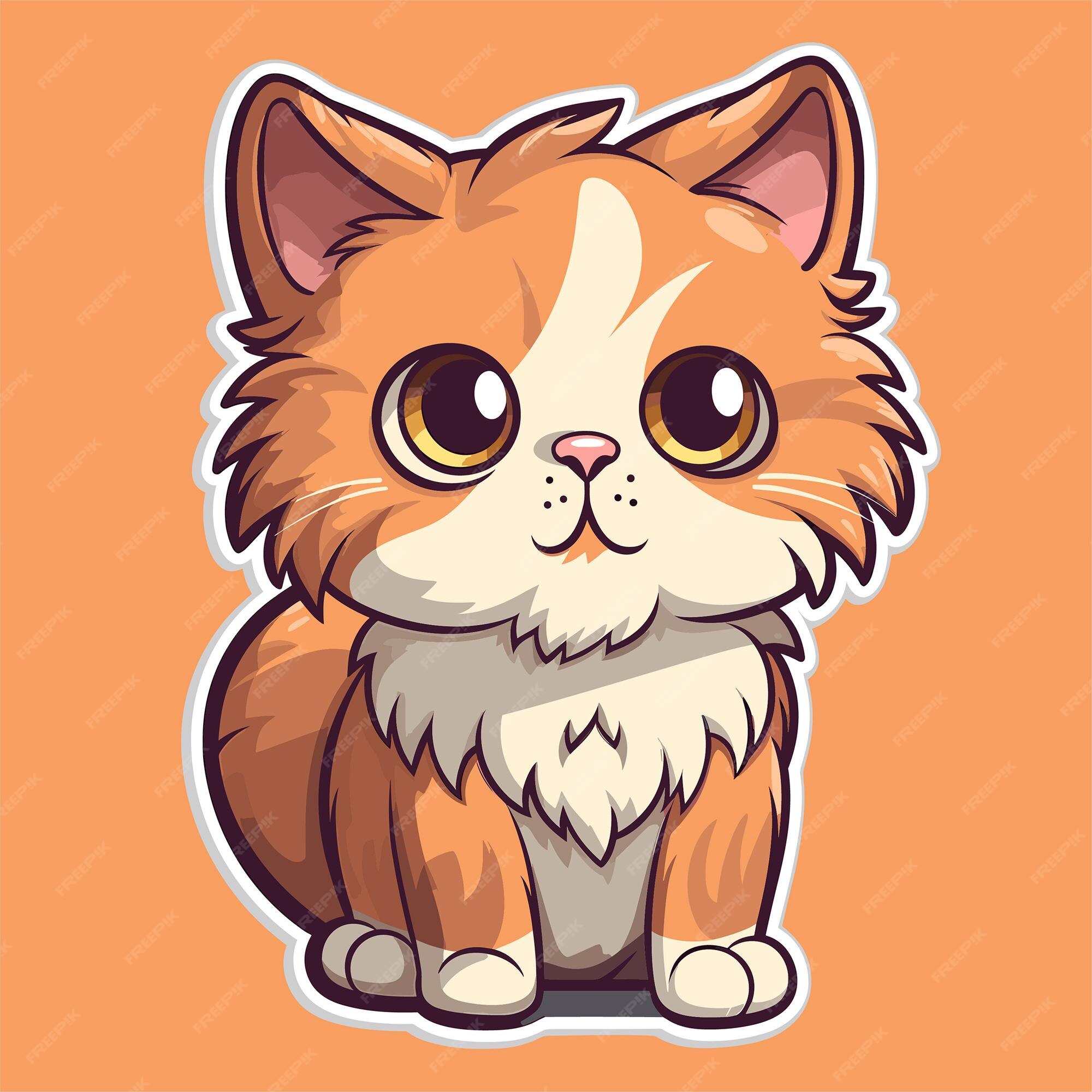 Kawaii cat animal cartoon vector design Stock Vector Image & Art