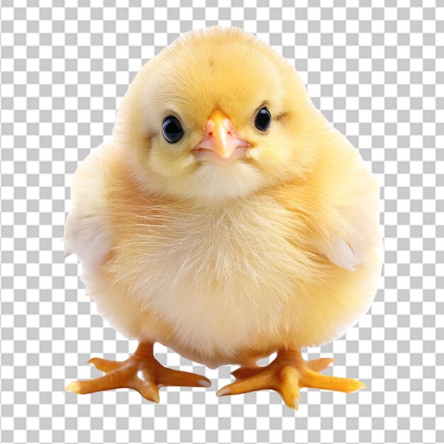 PSD cute chicken in flat