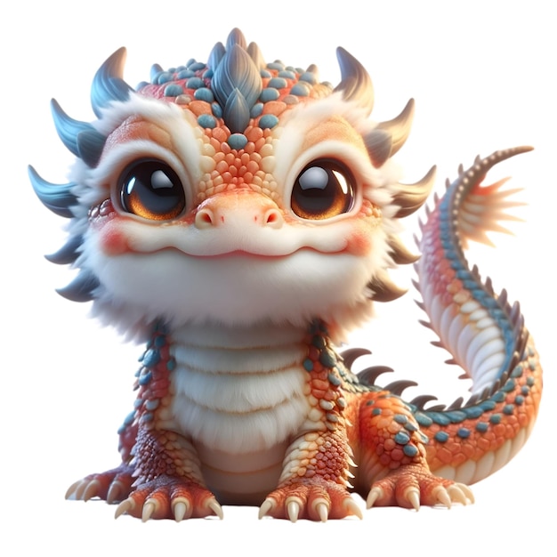 Cute chinese dragon baby