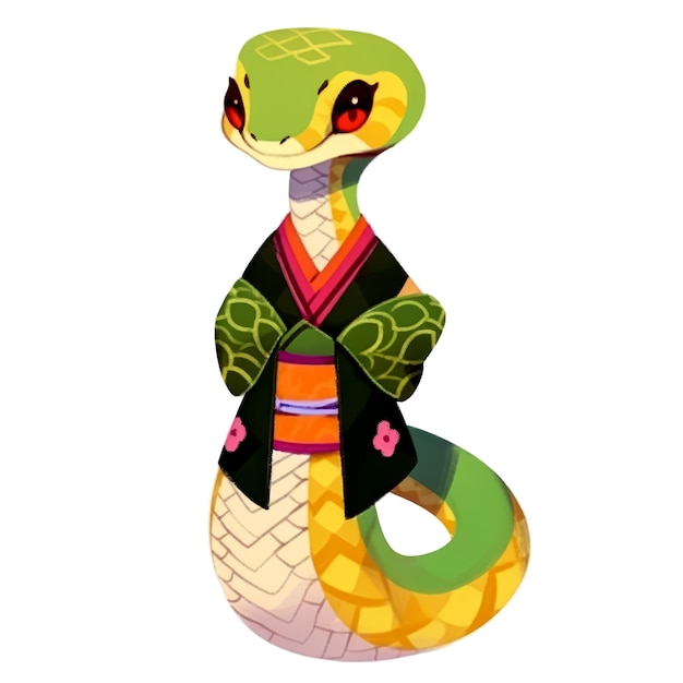 PSD cute chinese zodiac snake