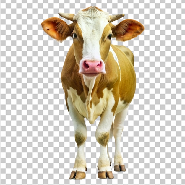 PSD Милая корова перед