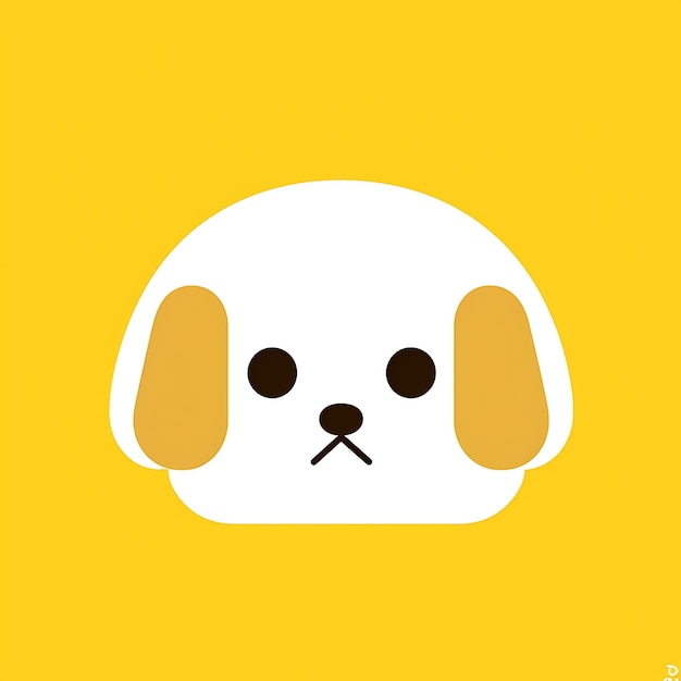 Cute dog flat vector graphic simple minimal freepik svg