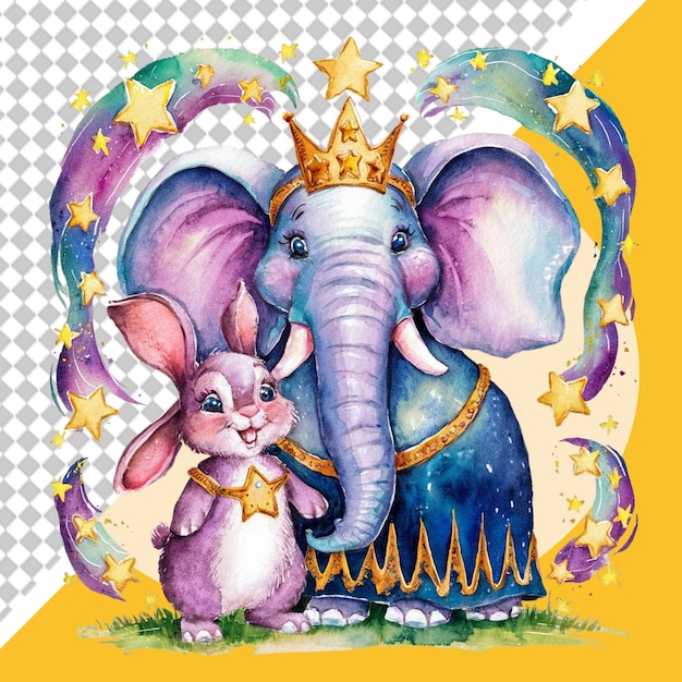 cute elephant png illustration