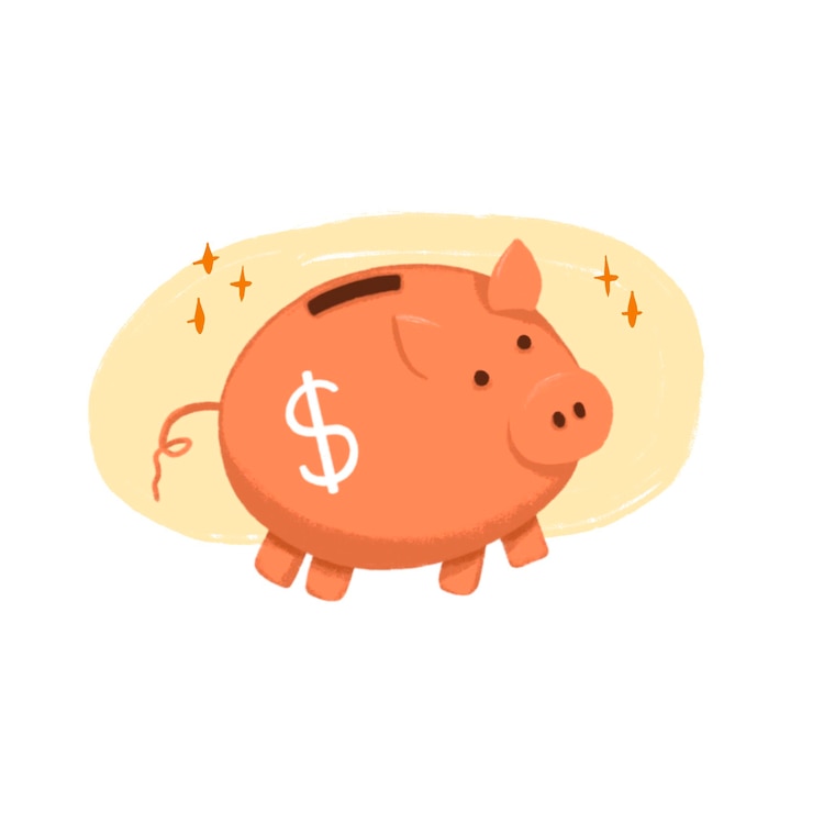 PSD 可愛い金融デザイン イラスト 手描き イラスト 質感 装飾