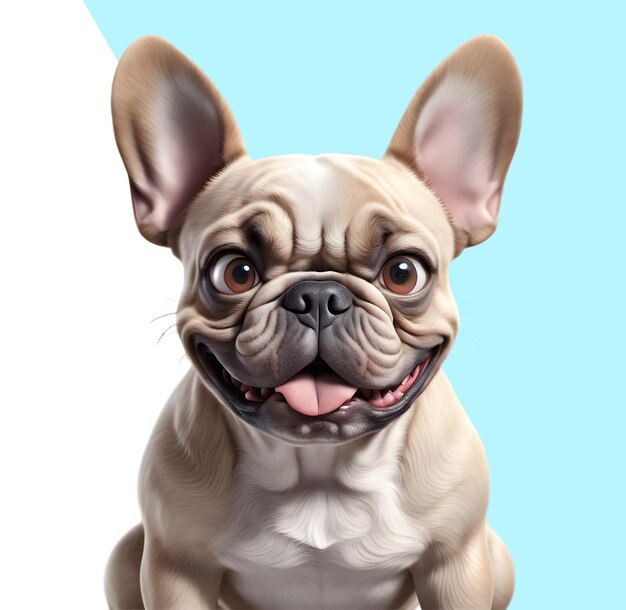 PSD cute french bulldog puppy