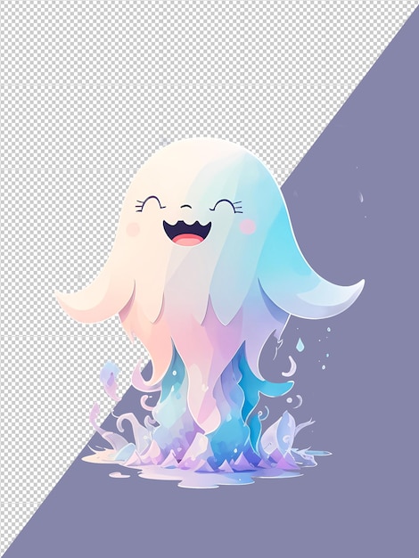 Premium PSD | Cute ghost t shirt png