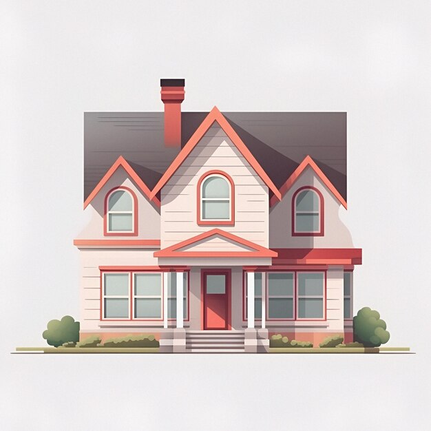 Cute house illustration