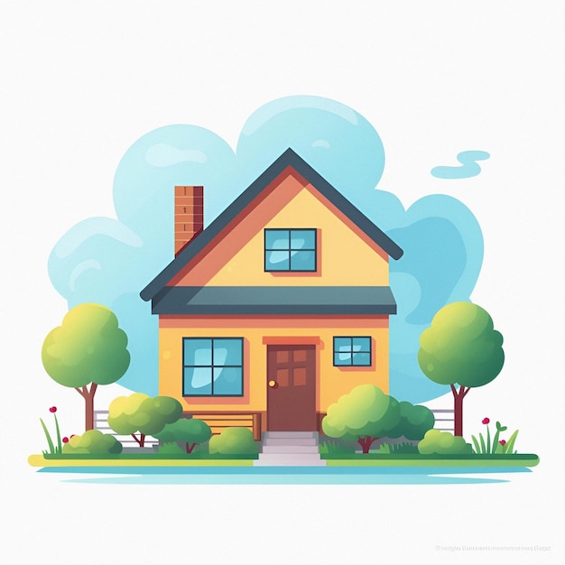 Cute house illustration