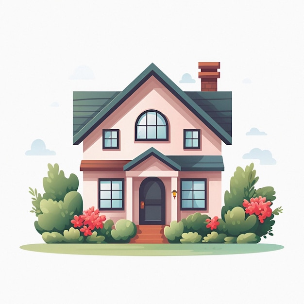 Cute house illustration