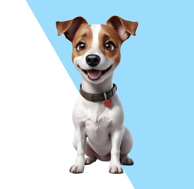 PSD cute jack russell terrier puppy