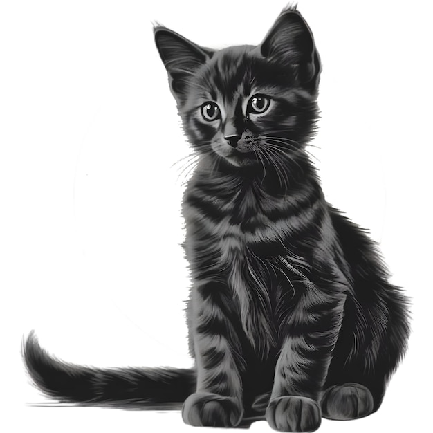 Disegno di un gattino carino disegno di un gattino in stile minimalista