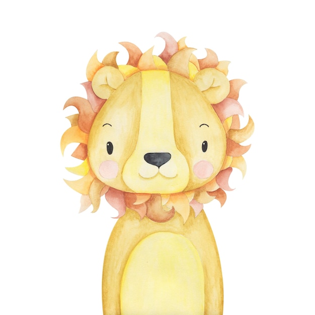 PSD cute lion