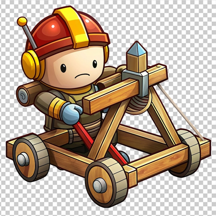 PSD cute little boy with helmet on wooden fence cartoon