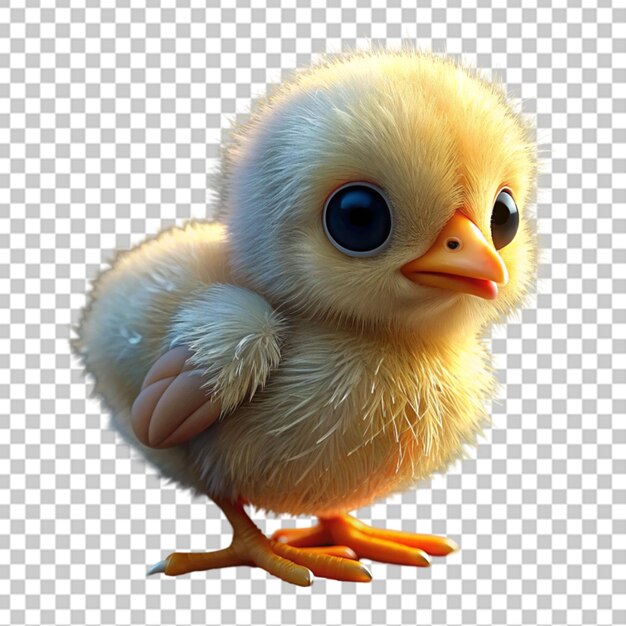 PSD cute little chick