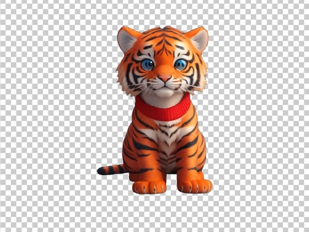 PSD cute little tiger