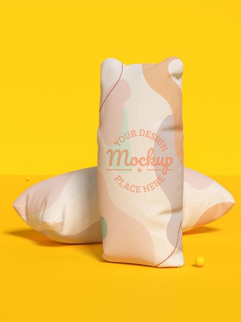 cute mini pillow mockup