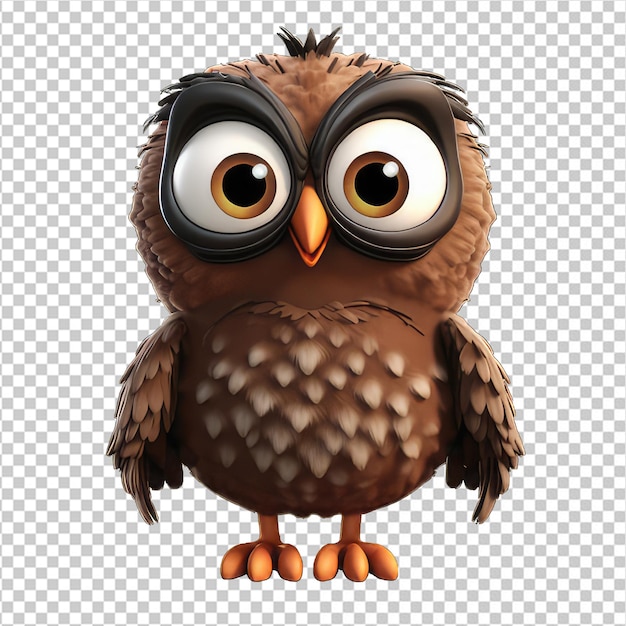 PSD cute owl png