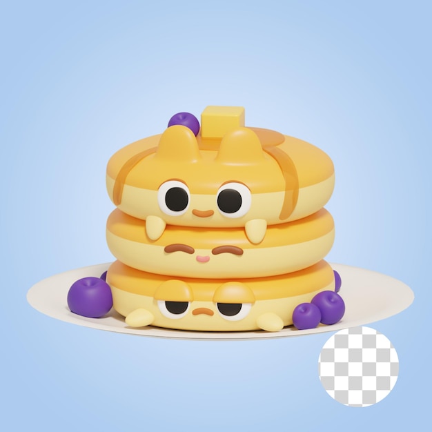 PSD cute pancake