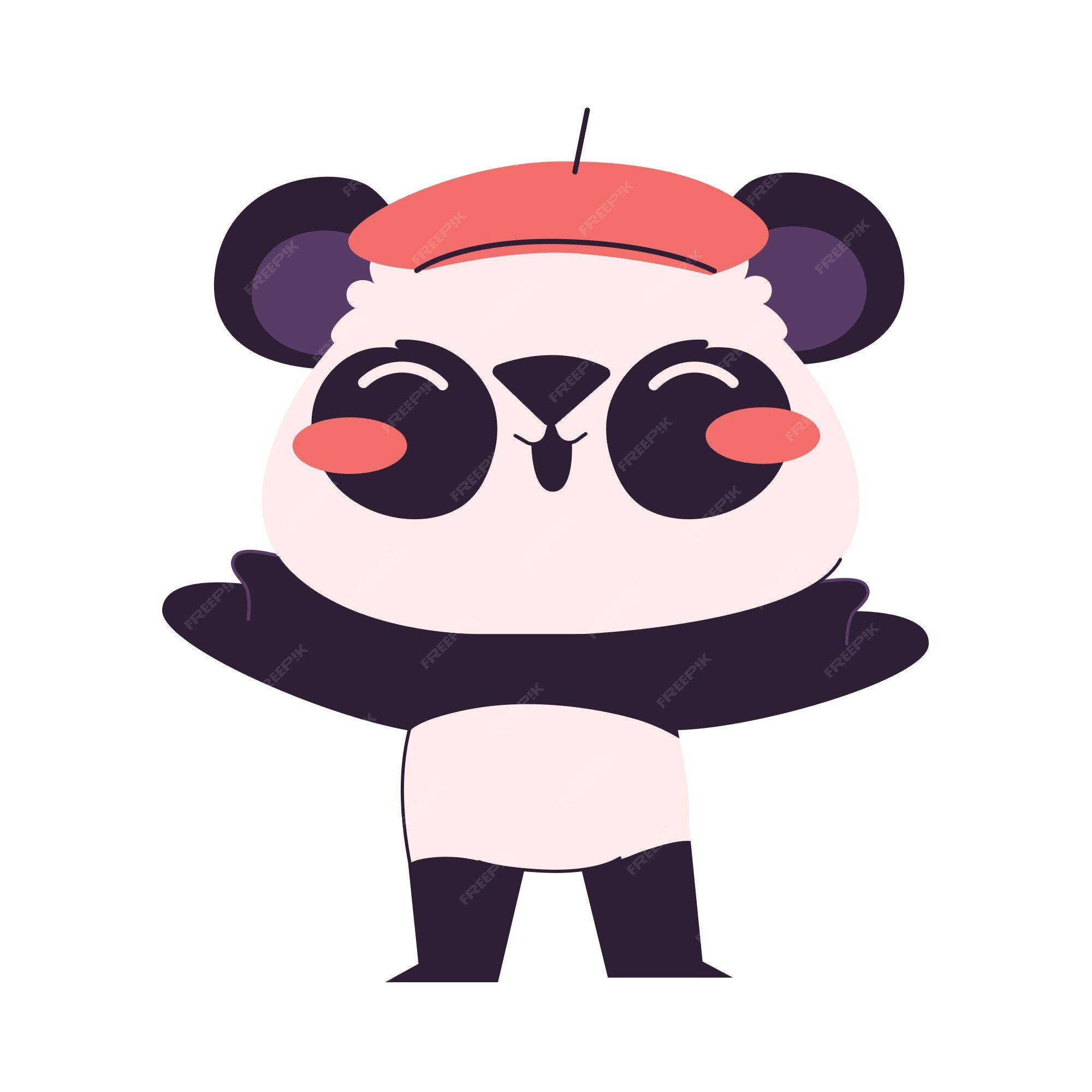 Premium PSD | Cute panda bear