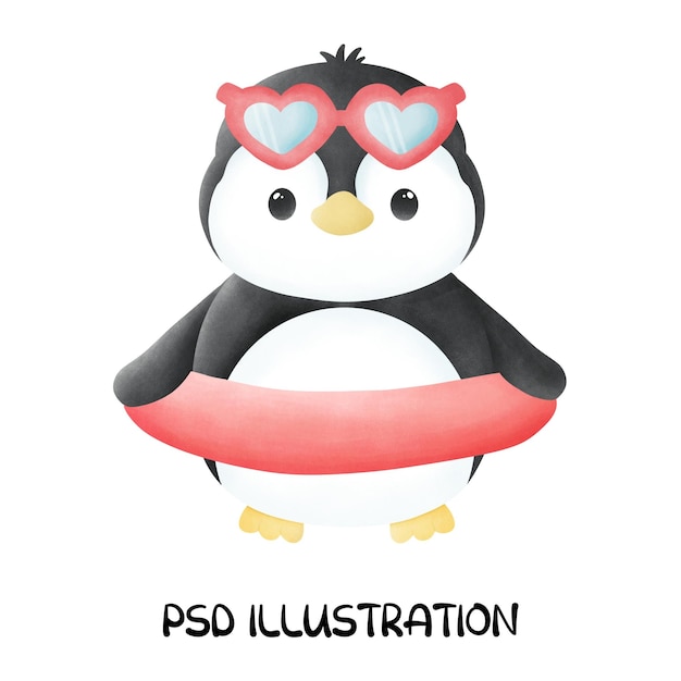 PSD cute penguin 1