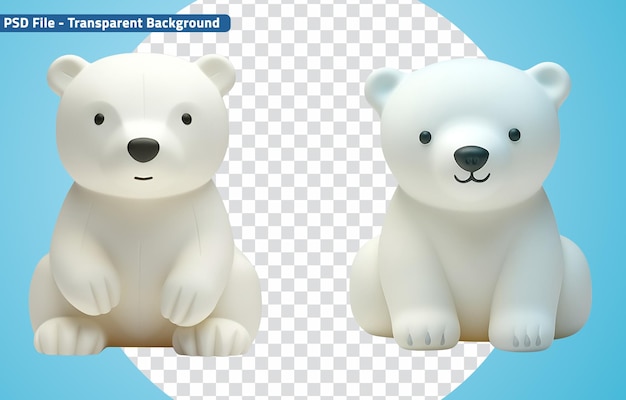 3D レンダリング プラスチック スタイル セット