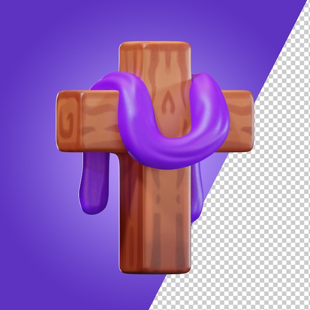 Cute religious 3d icons
