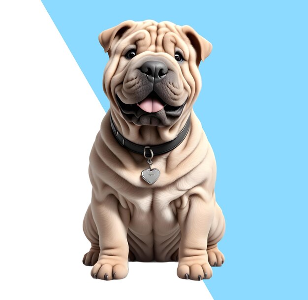 PSD simpatico cucciolo di shar pei