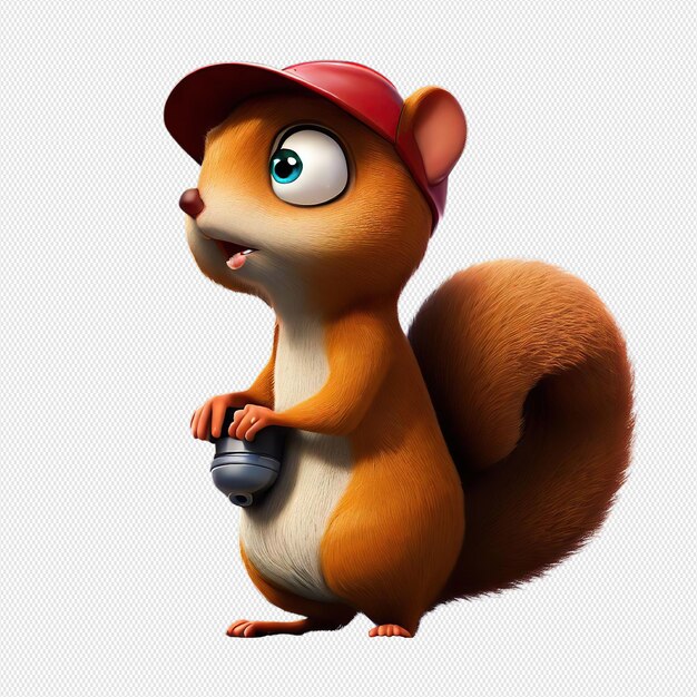 PSD cute squirrel