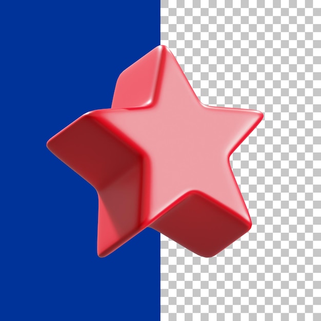 かわいいスターのお気に入りのサイン アイコン 3 d レンダリング画像