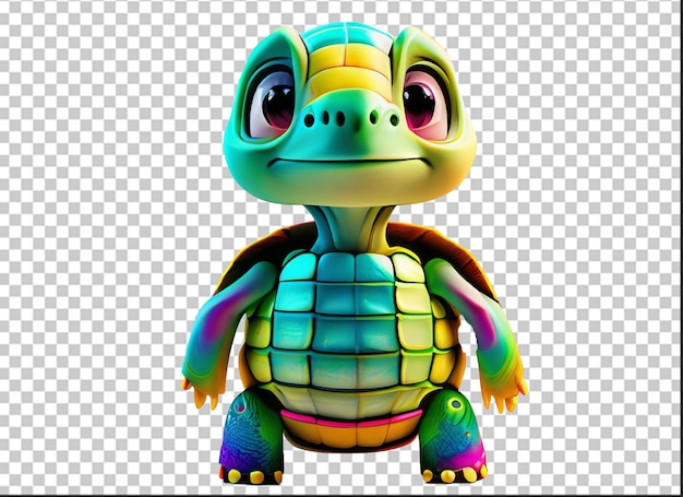 Cute turtle isolato png