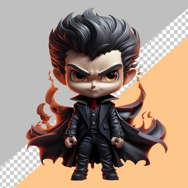 PSD cute vampire character