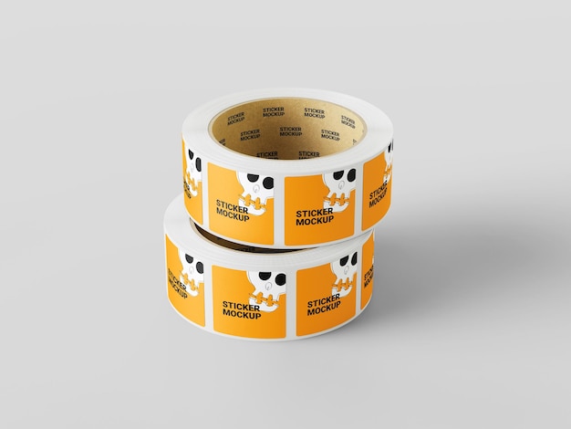 PSD cute washi tape mockup